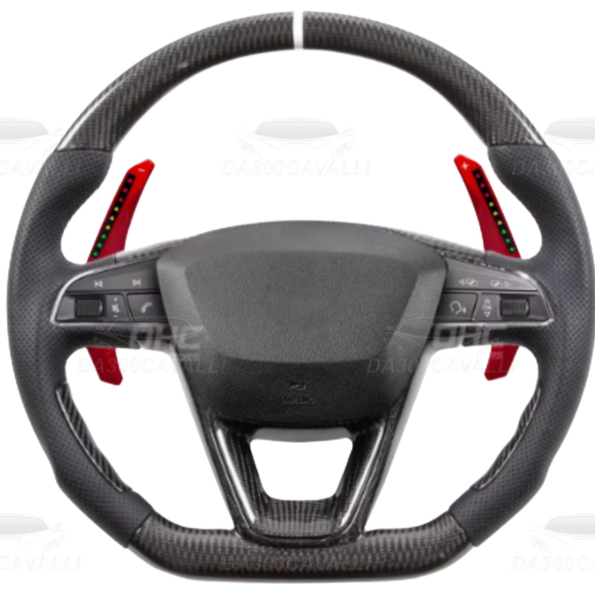 Volante In Carbonio Seat Leon Mk2 Mk3 - Da300Cavalli