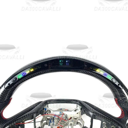 Volante In Fibra Di Carbonio Con Led Honda Civic (2016-2023) - Da300Cavalli