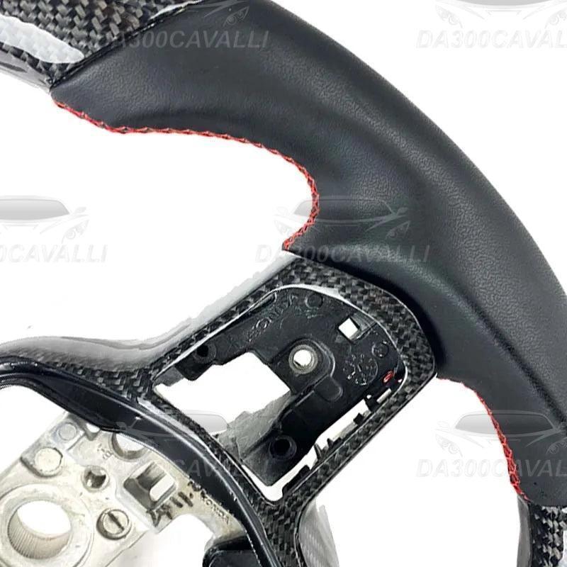 Volante In Fibra Di Carbonio Con Led Honda Civic (2016-2023) - Da300Cavalli