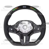 Volante In Fibra Di Carbonio Led Bmw M4 M5 M8 X3M X4M X5M X6M F90 F40 F44 F95 F98 G30 G01 G02 G20 G22 G80 G82
