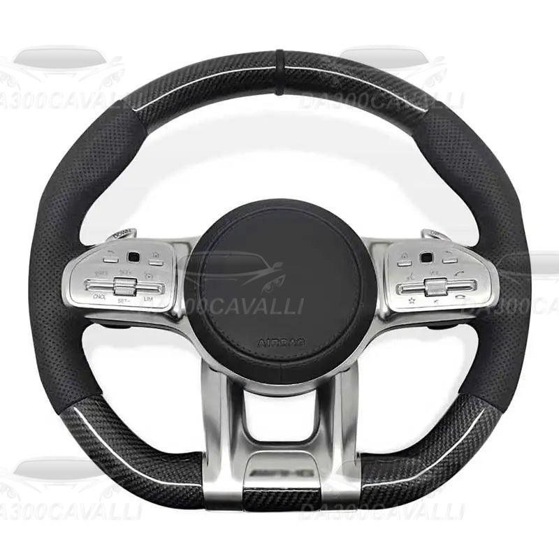 Volante Mercedes In Fibra Di Carbonio Classe A/B/C/E/S/G/V/ GLA GLC GLE GLS - Da300Cavalli