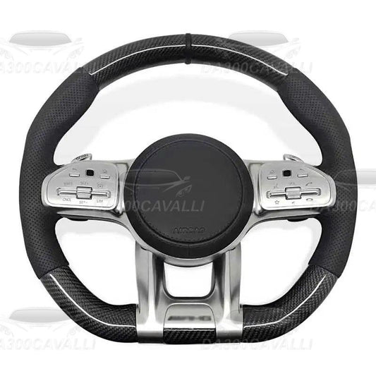 Volante Mercedes In Fibra Di Carbonio Classe A/B/C/E/S/G/V/ GLA GLC GLE GLS - Da300Cavalli