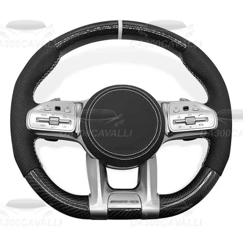 Volante Mercedes In Fibra Di Carbonio Classe A/B/C/E/S/G/V/ GLA GLC GLE GLS - Da300Cavalli