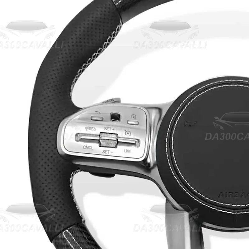 Volante Mercedes In Fibra Di Carbonio Classe A/B/C/E/S/G/V/ GLA GLC GLE GLS - Da300Cavalli