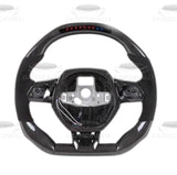 Volante Porsche Cayenne Panamera Macan Cayman Boxster 911 718 Fibra Di Carbonio