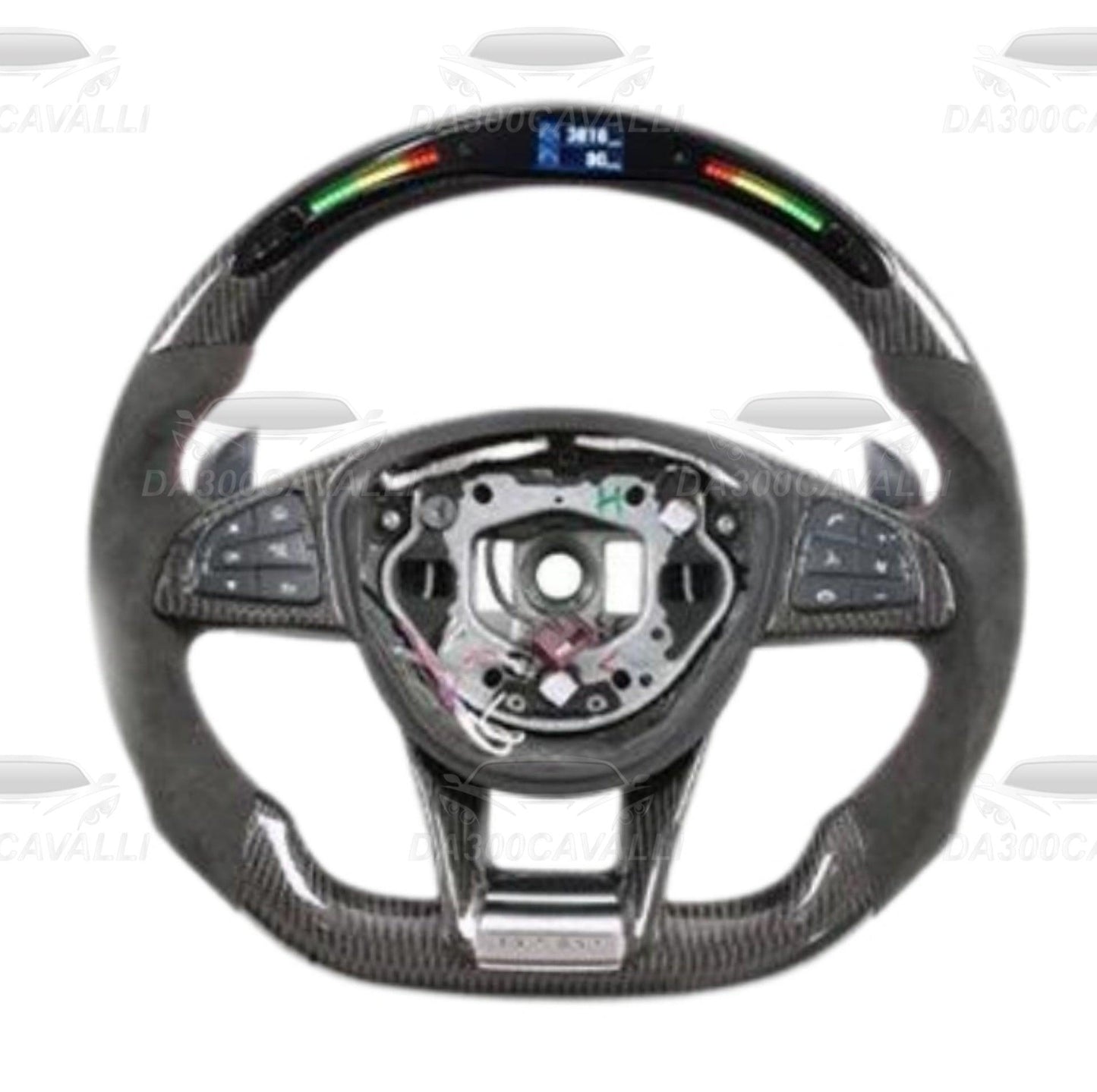 Volante Porsche Cayenne Panamera Macan Cayman Boxster 911 718 Fibra Di Carbonio - Da300Cavalli