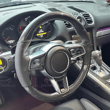 volante-porsche-cayman-911-718-fibra-di-carbonio-da300cavalli-4 - Da300Cavalli