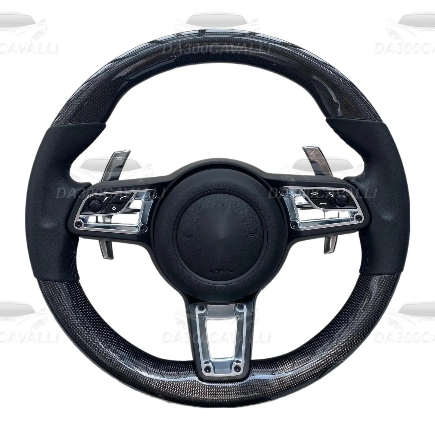 volante-porsche-panamera-macan-cayenne-911-718-fibra-di-carbonio-da300cavalli-2 - Da300Cavalli