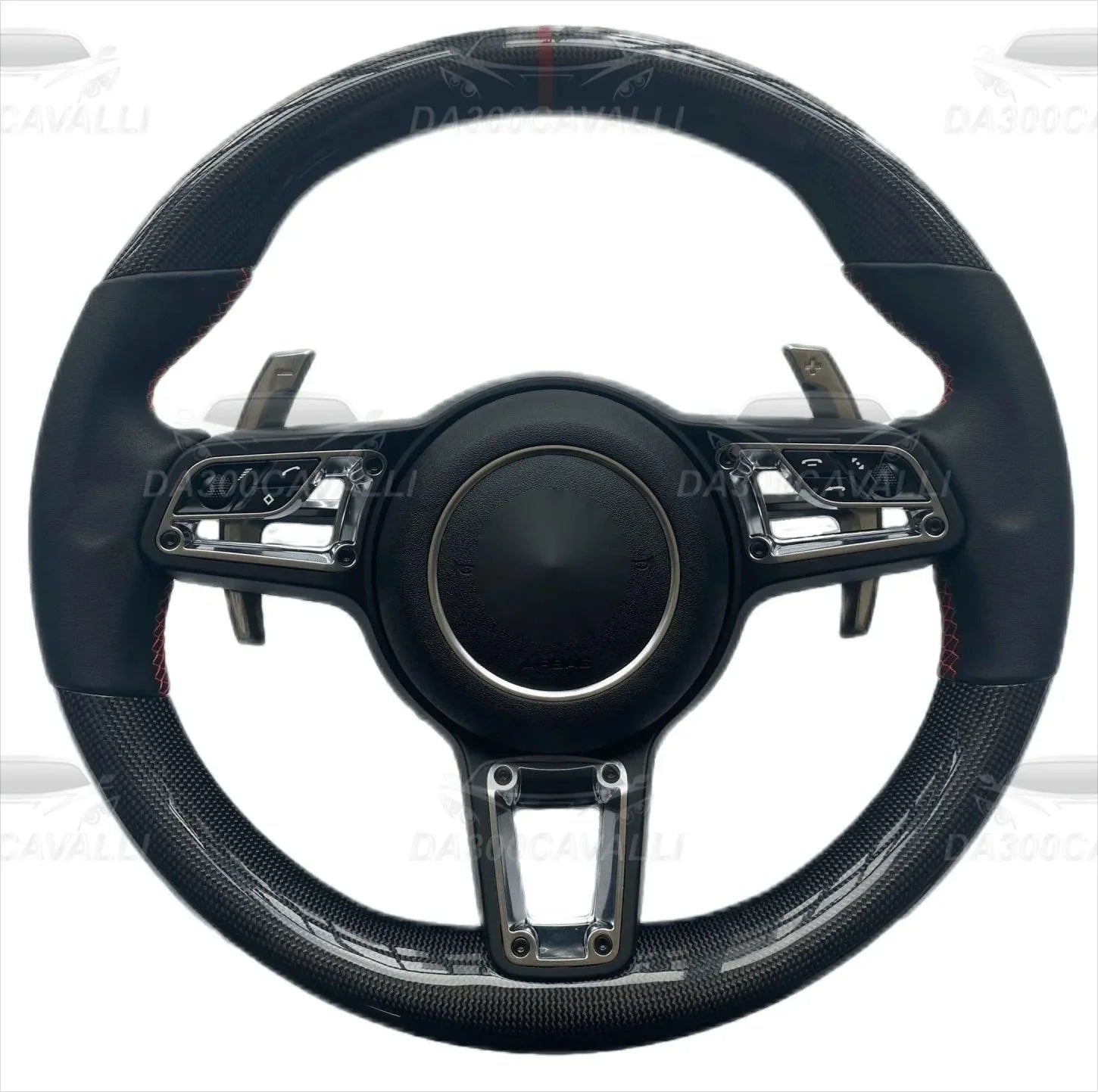 volante-porsche-panamera-macan-cayenne-911-718-fibra-di-carbonio-da300cavalli-6 - Da300Cavalli