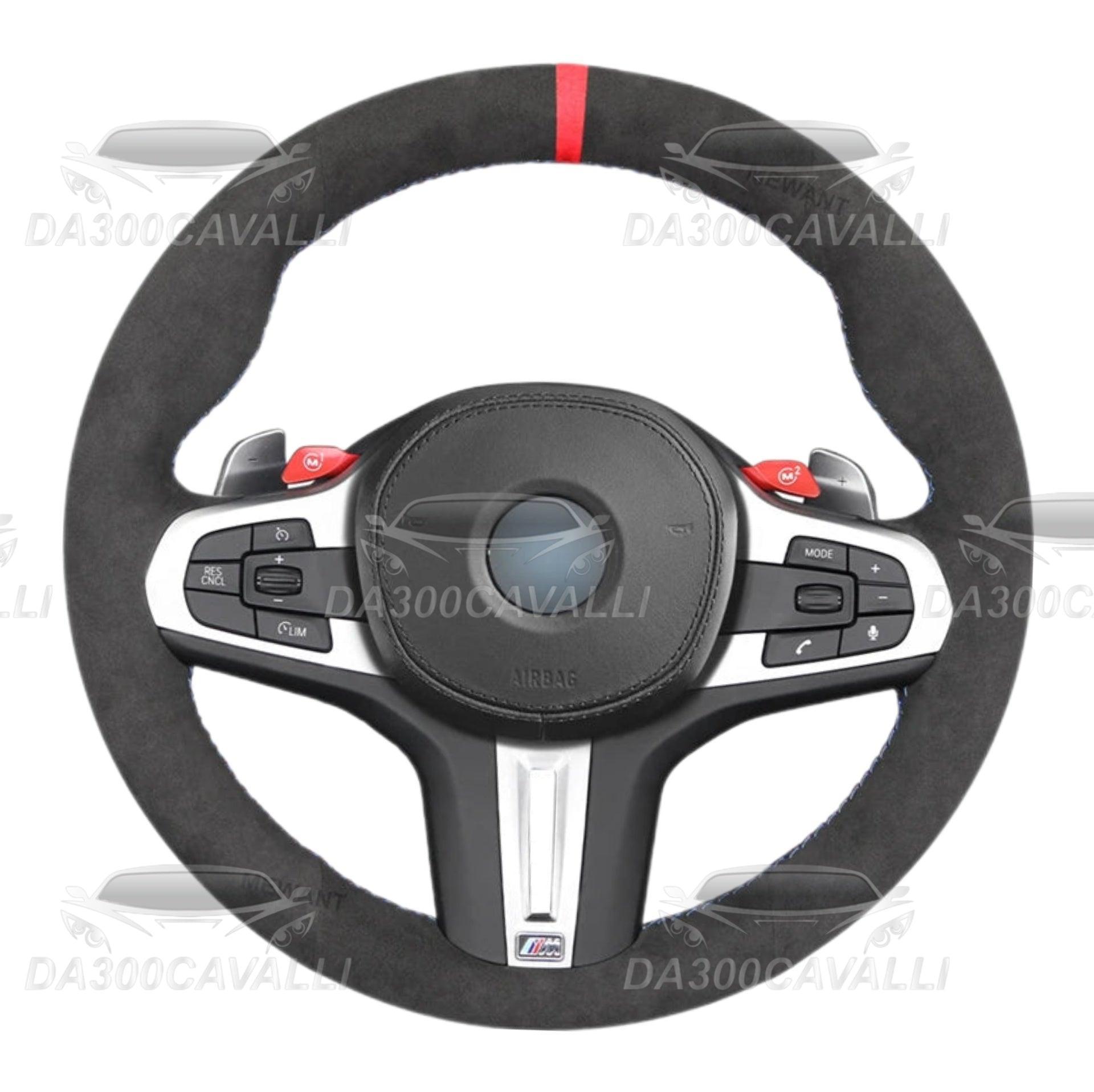 Volante Pretagliato In Alcantara Bmw M3 G80 M4 G82 G83 M5 F90 M8 F91 F92 F93 X3 M F97 X4 F98 X5 F95 X6 F96 - Da300Cavalli