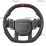 Volante Range Rover Evoque Svr Velar Defender Fibra Di Carbonio