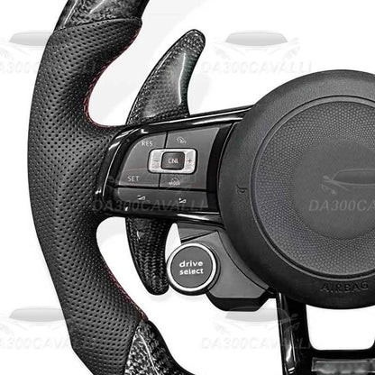 volante-vw-golf-7-8-passat-b8-touareg-tiguan-polo-fibra-di-carbonio-da300cavalli-3 - Da300Cavalli