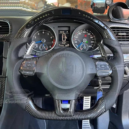 volante-vw-golf-mk-6-fibra-di-carbonio-da300cavalli-4 - Da300Cavalli