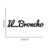 Adesivo "Il_Broncho" 20*4.07Cm