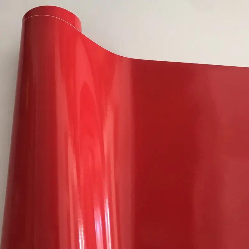 Pellicola wrap rosso lucido per auto tuning, Da300Cavalli accessori veicoli.