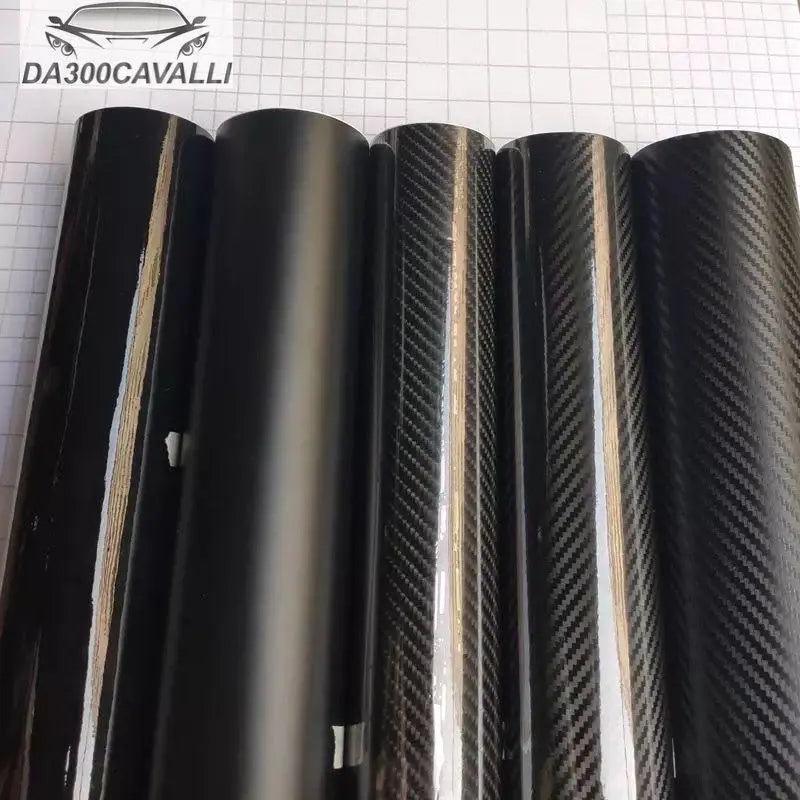 Pellicola Wrap Nero E Carbonio — Accessori Tuning Auto — Da300Cavalli