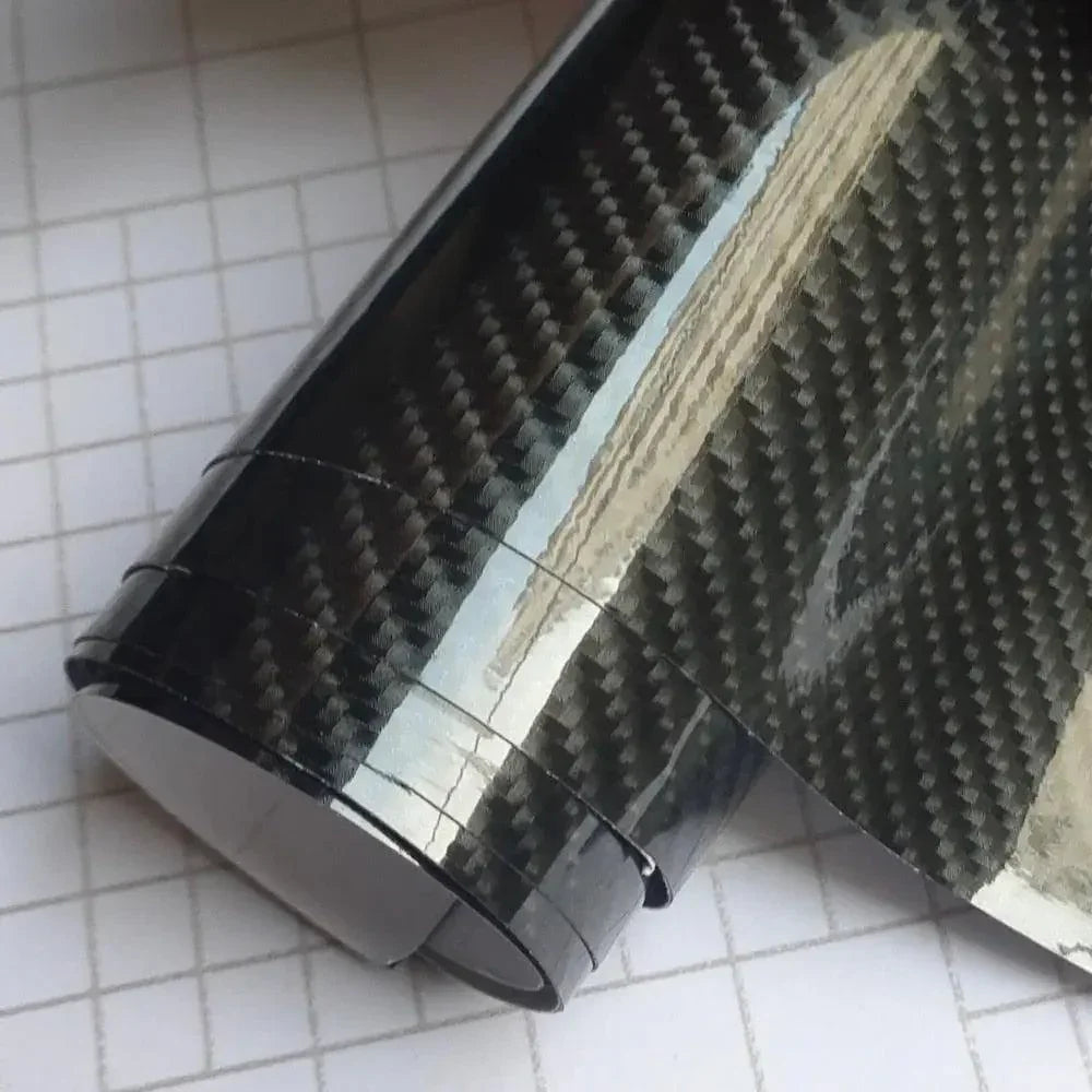 Pellicola Wrap Nero E Carbonio — Da300Cavalli